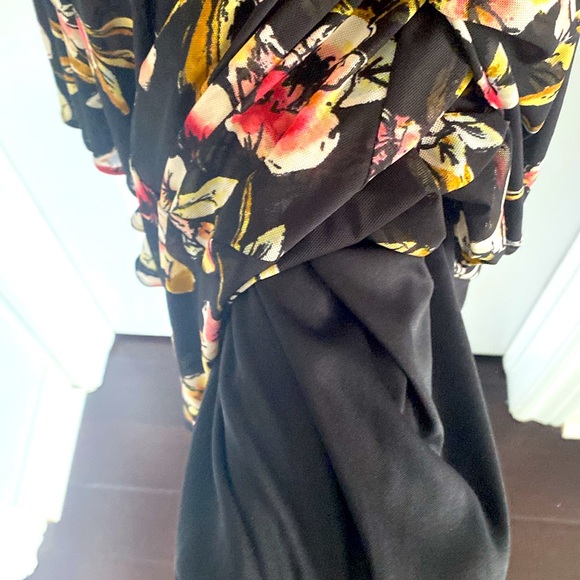 Floral Flounced Dress-2X - Picture 12 of 14